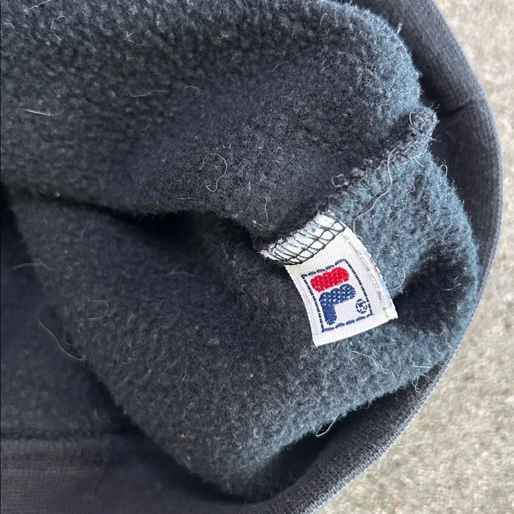 Vintage FILA Black Zip-Up Sweater